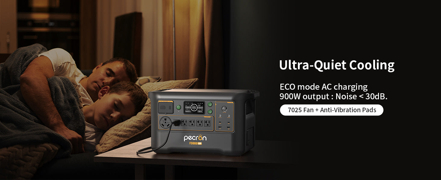 PECRON F3000LFP Portable Power Station 3600W 3072Wh