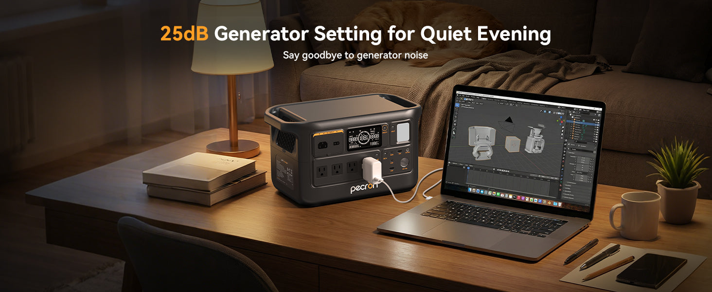 PECRON F1000LFP Portable Power Station 1500W 1004Wh