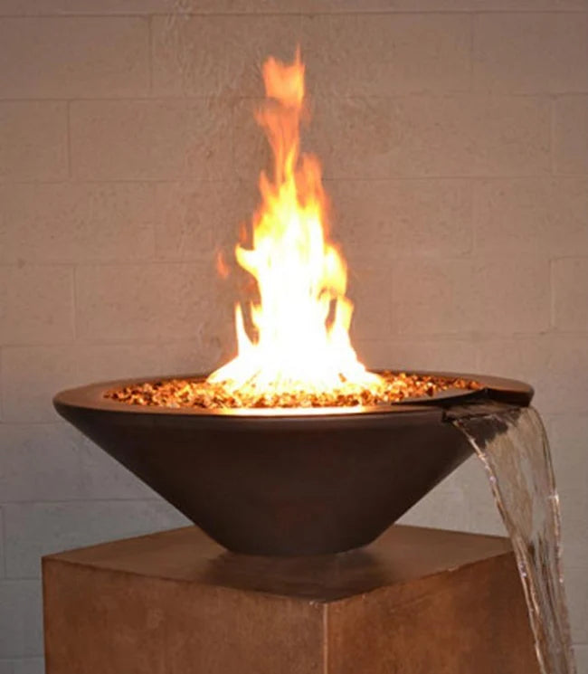 Fire by Design Geo Round "Essex" Fire & Water Bowl – 24VAC Electronic Ignition