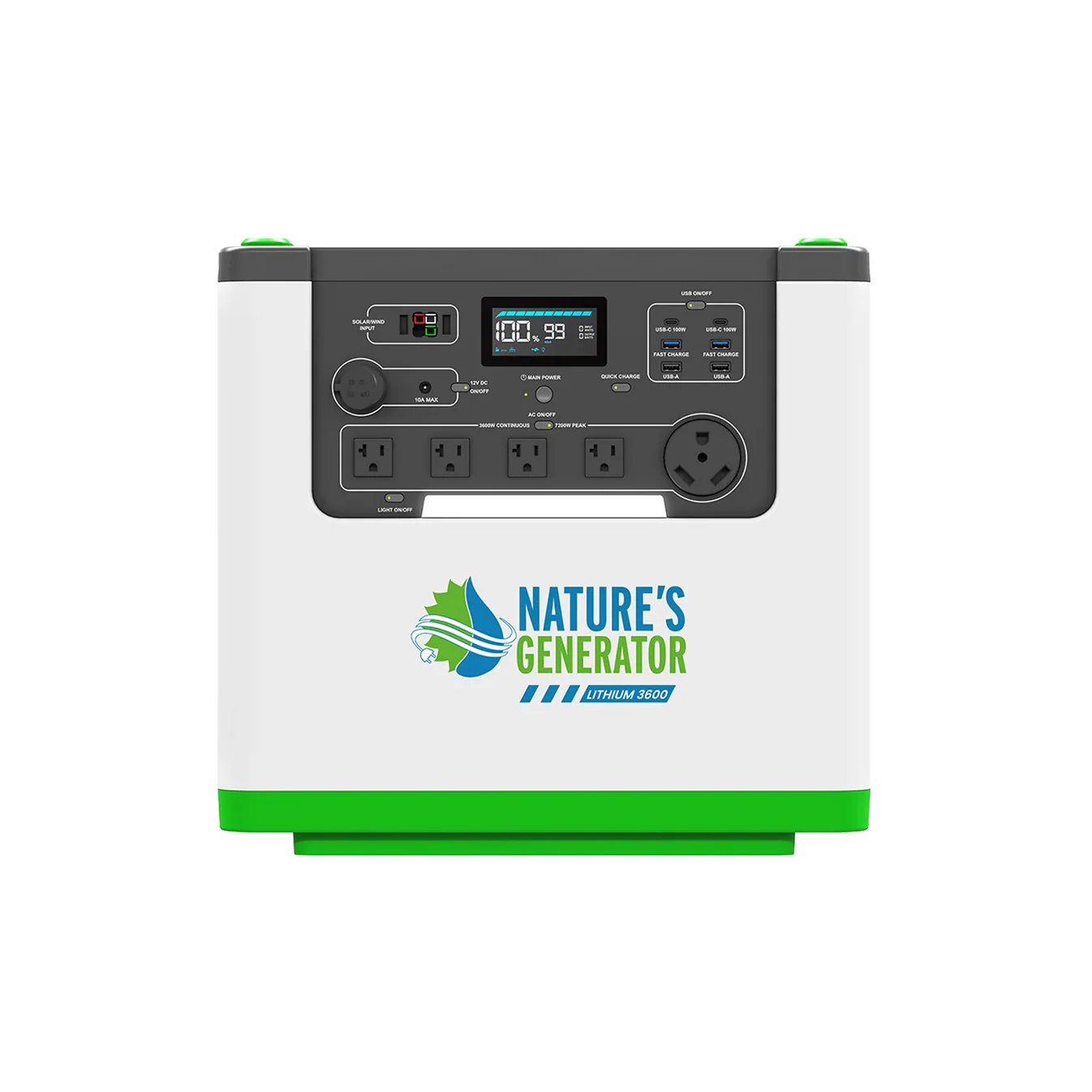 Nature's Generator Lithium 3600 Power Station