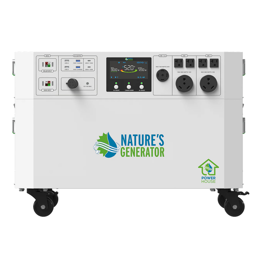 Nature's Generator Powerhouse 7200W Solar Generator