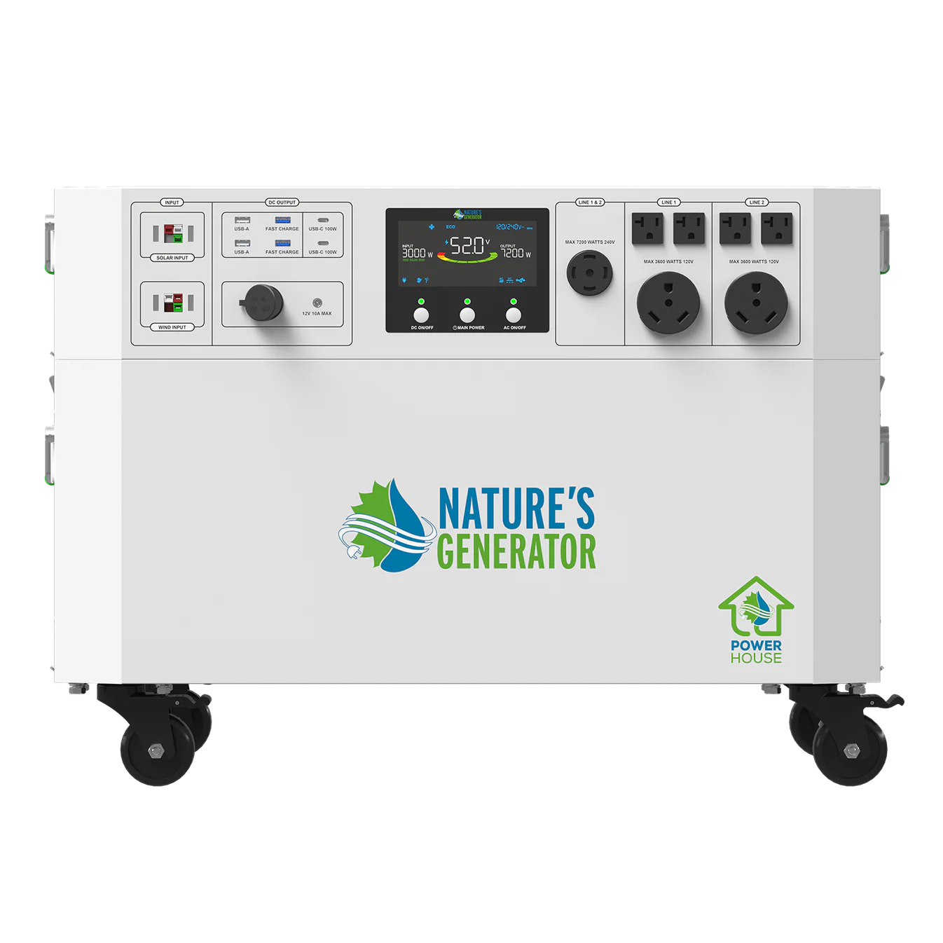 Nature's Generator Powerhouse 7200W Solar Generator