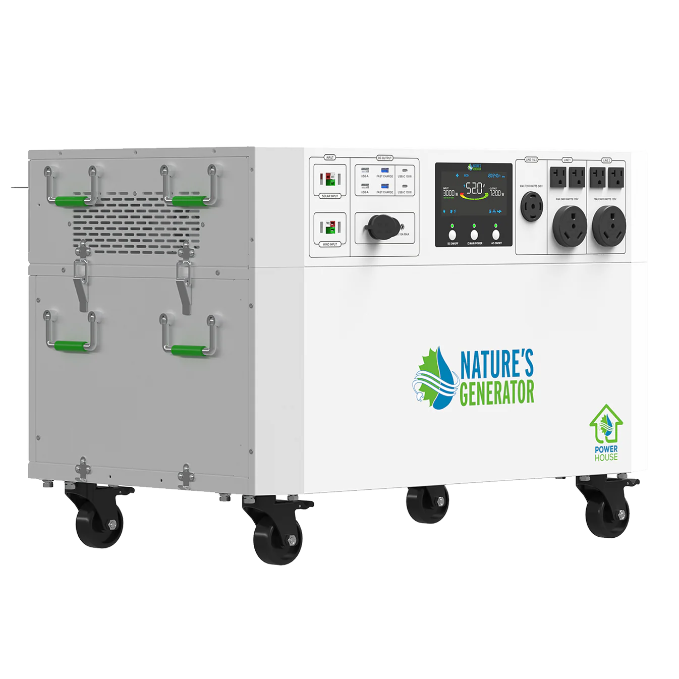 Nature's Generator Powerhouse 7200W Solar Generator