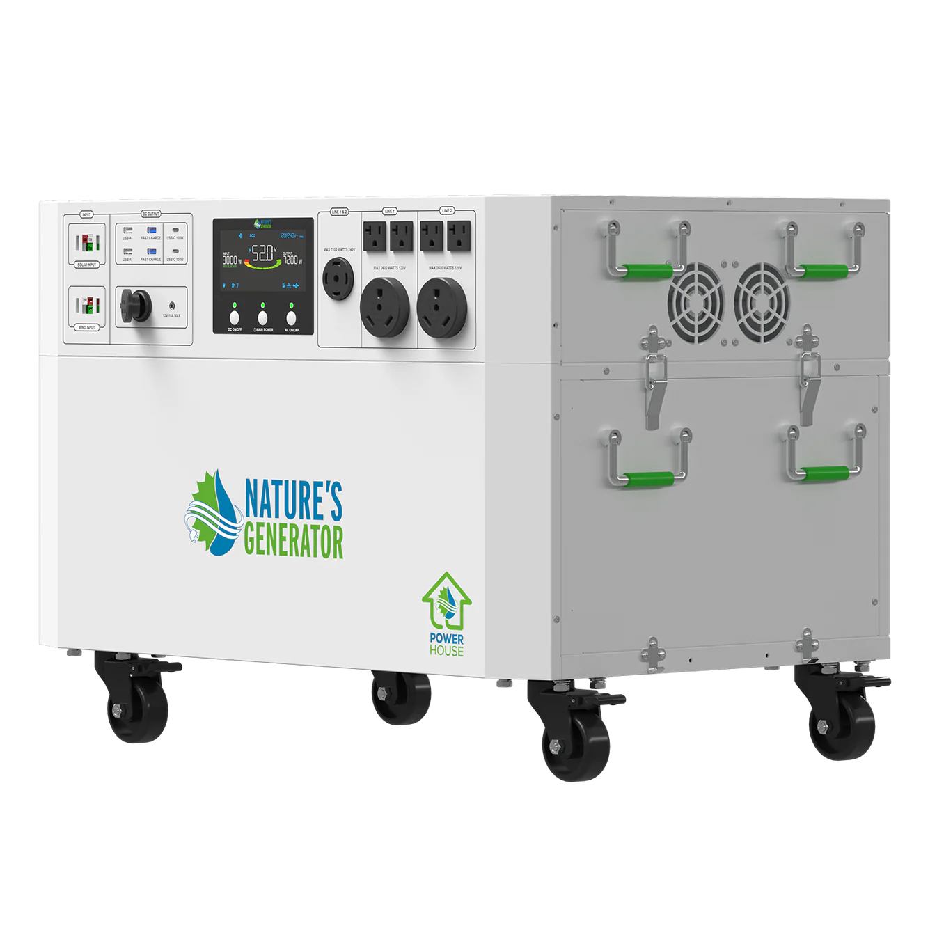 Nature's Generator Powerhouse 7200W Solar Generator