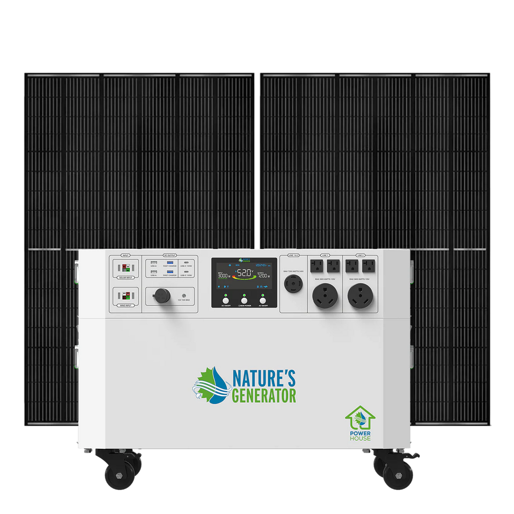 Nature's Generator Powerhouse 7200W Solar Generator