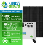 Nature's Generator Powerhouse 7200W Solar Generator
