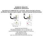 Fire by Design SCG-FS Field Serviceable Standard Capacity AWEIS Electronic Gas Fire Pit Ignition System